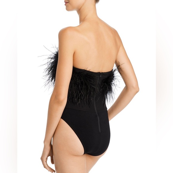 Bardot Feather Bodysuit - Picture 9 of 10